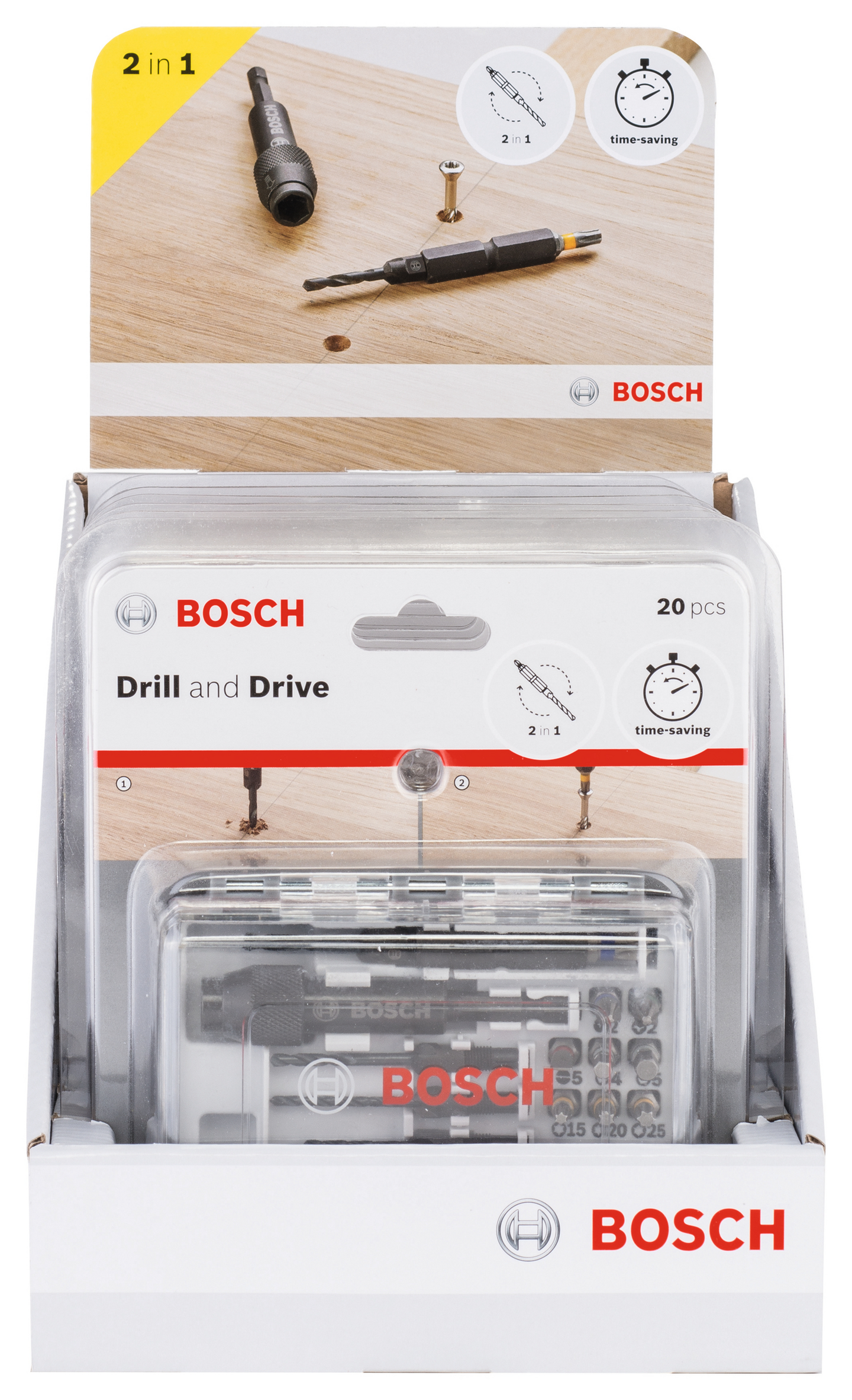 BORR&FÖRSÄNKARESET BOSCH 20DELAR