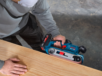 Nauhahiomakone Bosch GBS18V-75 Solo