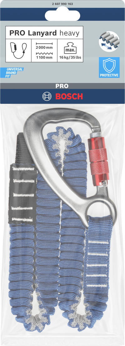 SÄKERHETSLINA BOSCH 1 KARBINHAKE, PRO 16KG