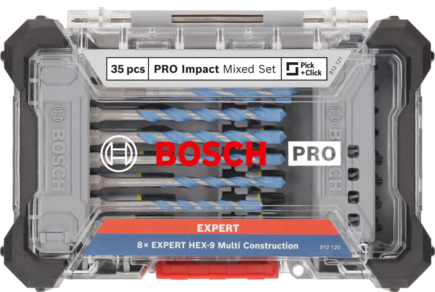 BORR-/BITSSET BOSCH IMPACT MULTICON, 35 DELAR