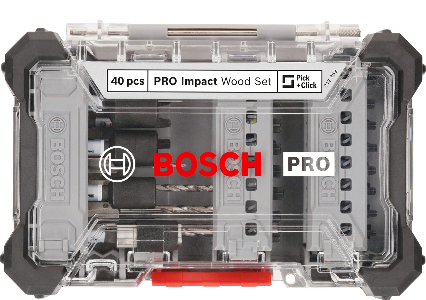 BORR-/BITSSET BOSCH IMPACT WOOD, 40 DELAR