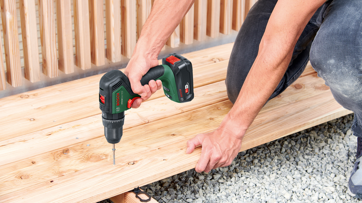 SLAGBORRMASKIN BOSCH UNIV IMPACT, 18V60 2AH AL