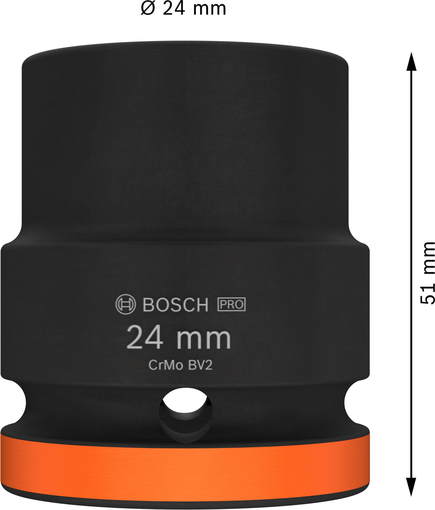 Hylsy Bosch PRO Impact Socket 3/4" 24mm standardi