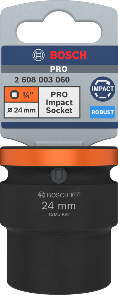 Hylsy Bosch PRO Impact Socket 3/4" 24mm standardi