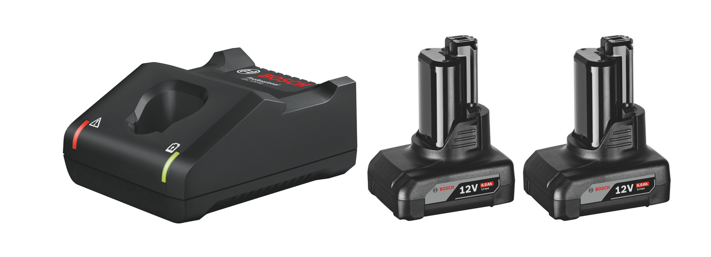 BATTERISET BOSCH 12V 2X6AH M/GAL 12V-40