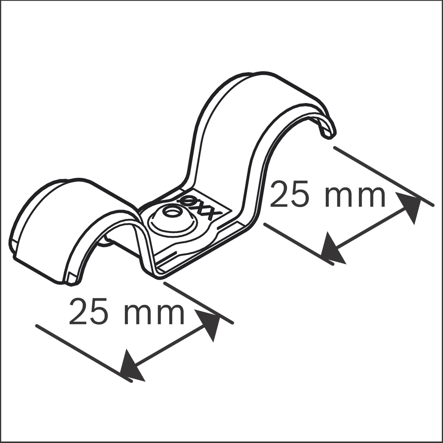 Kaapelipidike Bosch EMD-25 50kpl