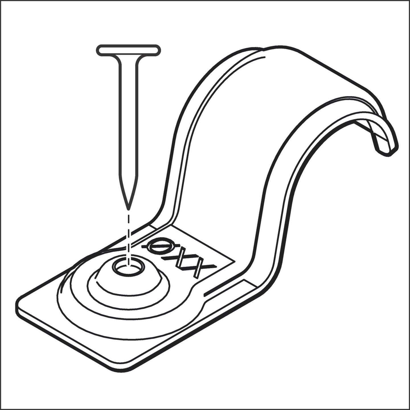 Kaapelipidike Bosch EMS-40 100kpl