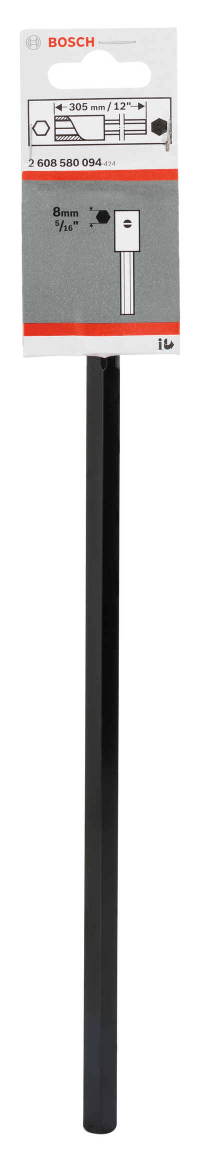 FÖRLÄNGARE 6K 305MM SK 8MM