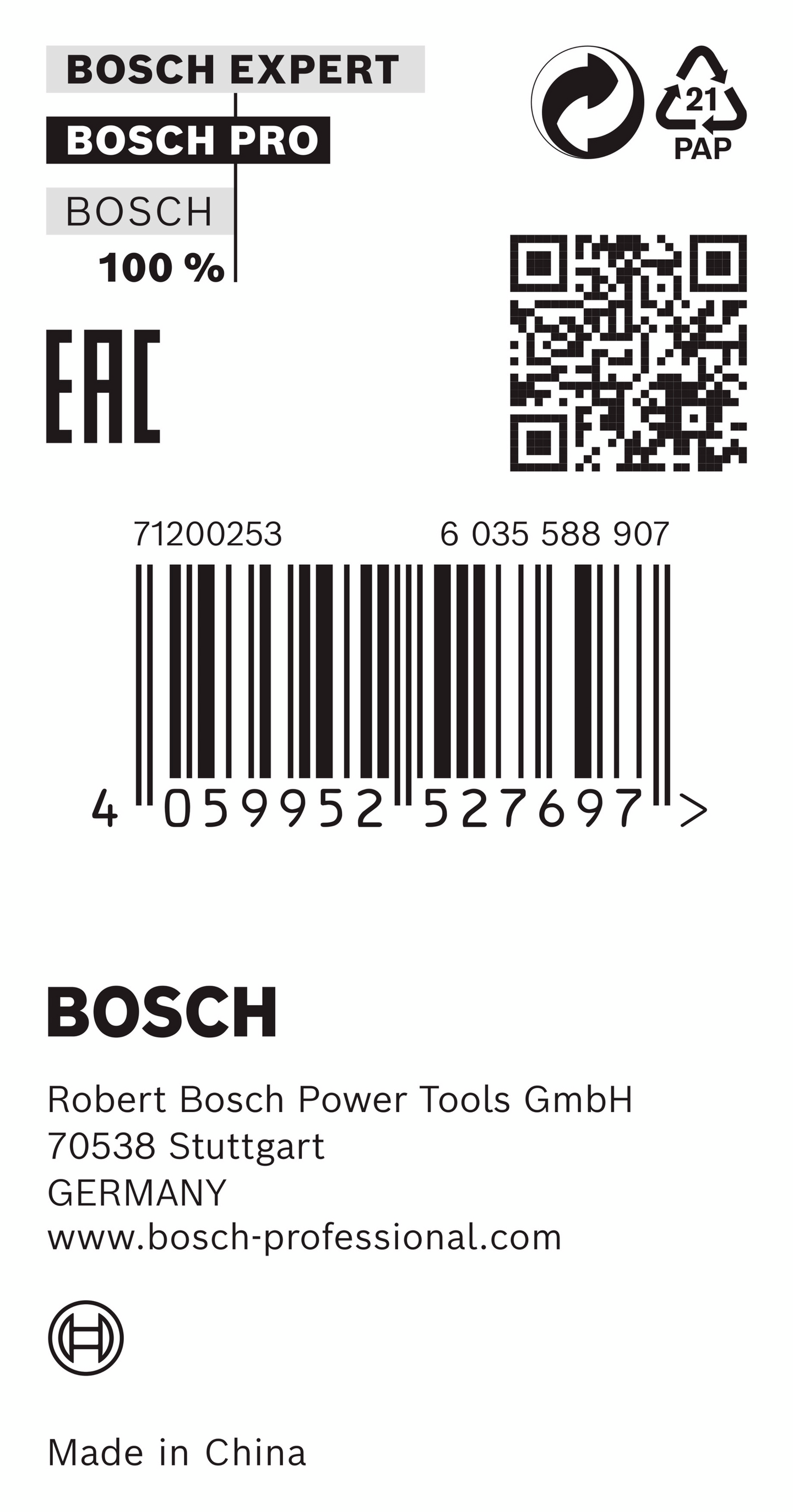 INSATSRING BOSCH MAX 1,5MM 20X16X1MM