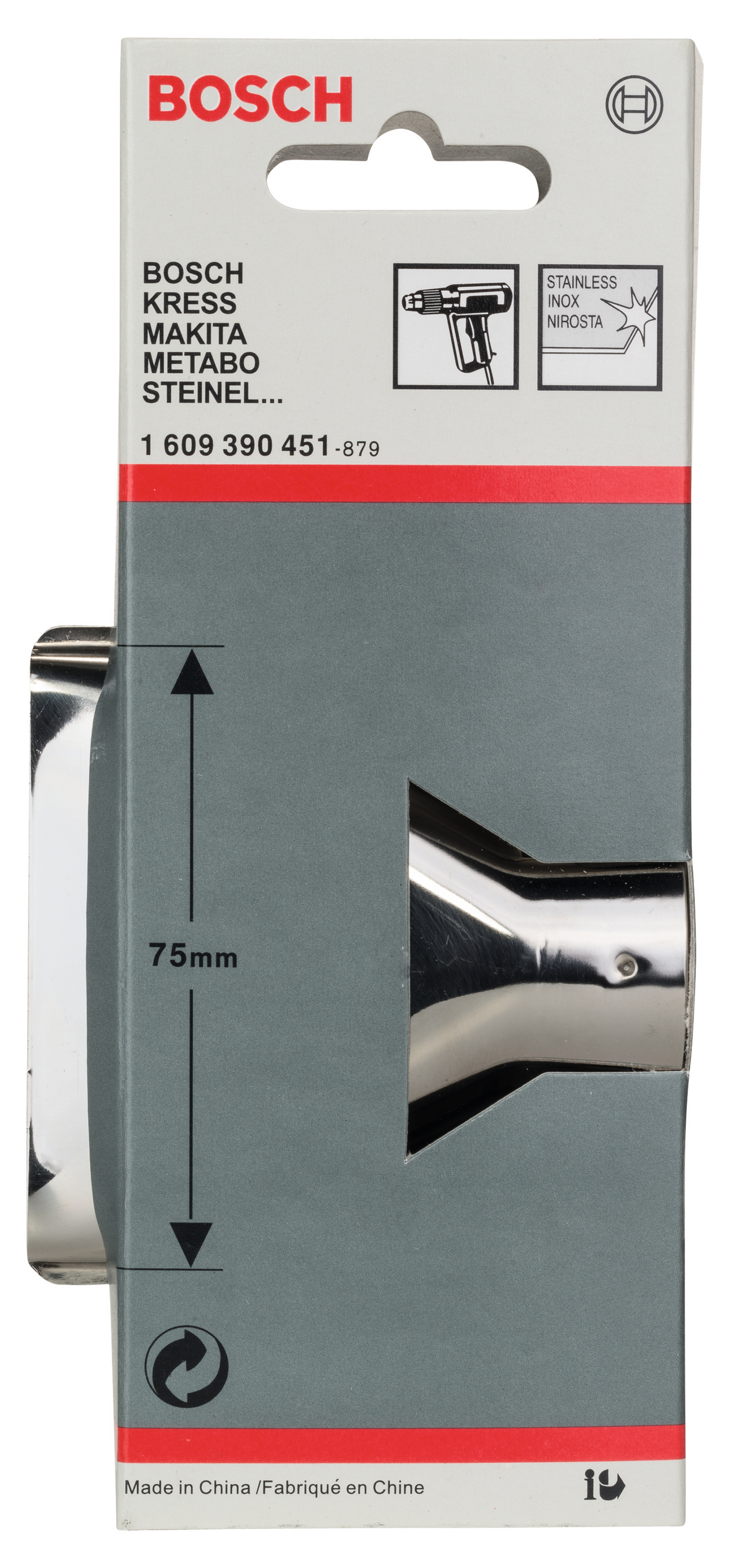 YTMUNSTYCKE BOSCH 1609390451 75MM