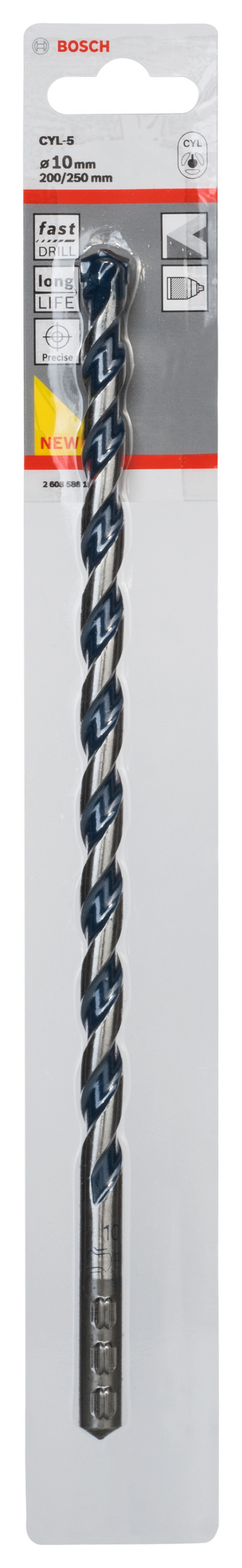 BETONGBORR CYL5 10X250MM