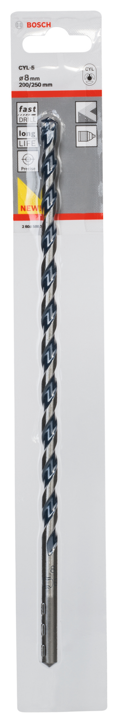 BETONGBORR CYL5 8X250MM