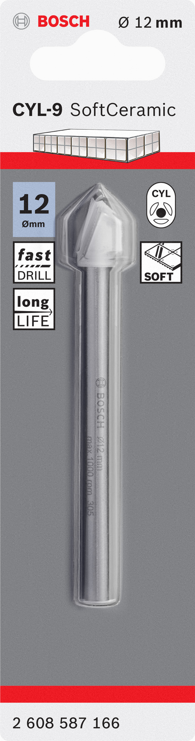 KAKELBORR EXPERT 12X90MM