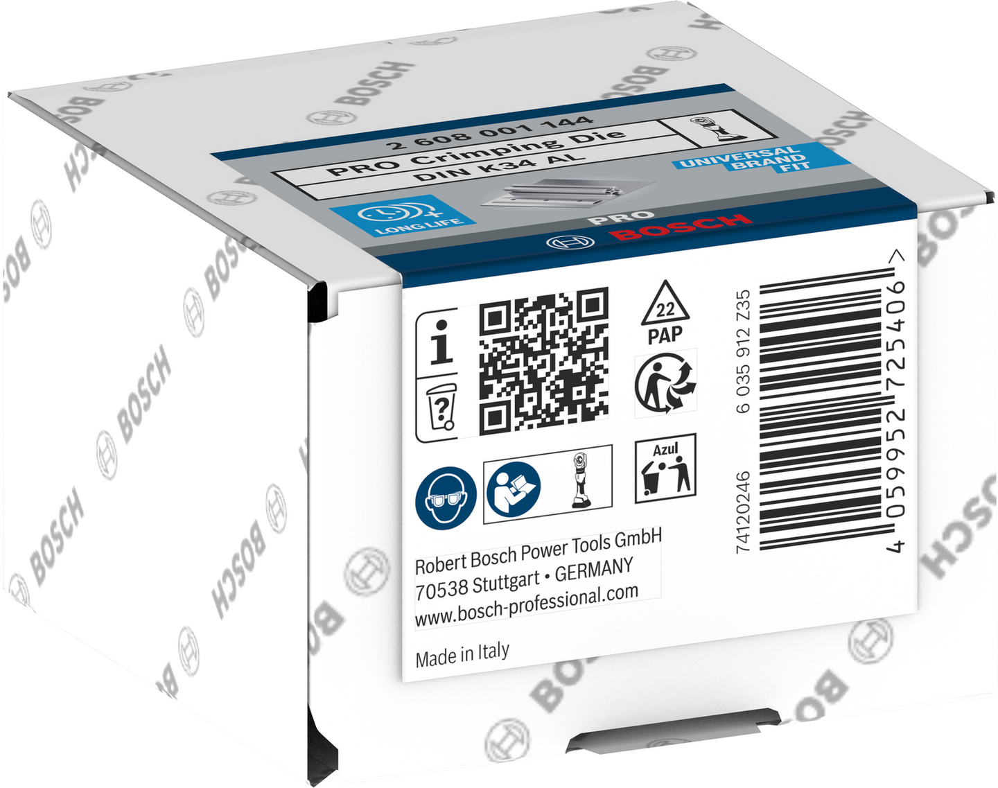 PRESSBACKAR BOSCH DIN K34 AL