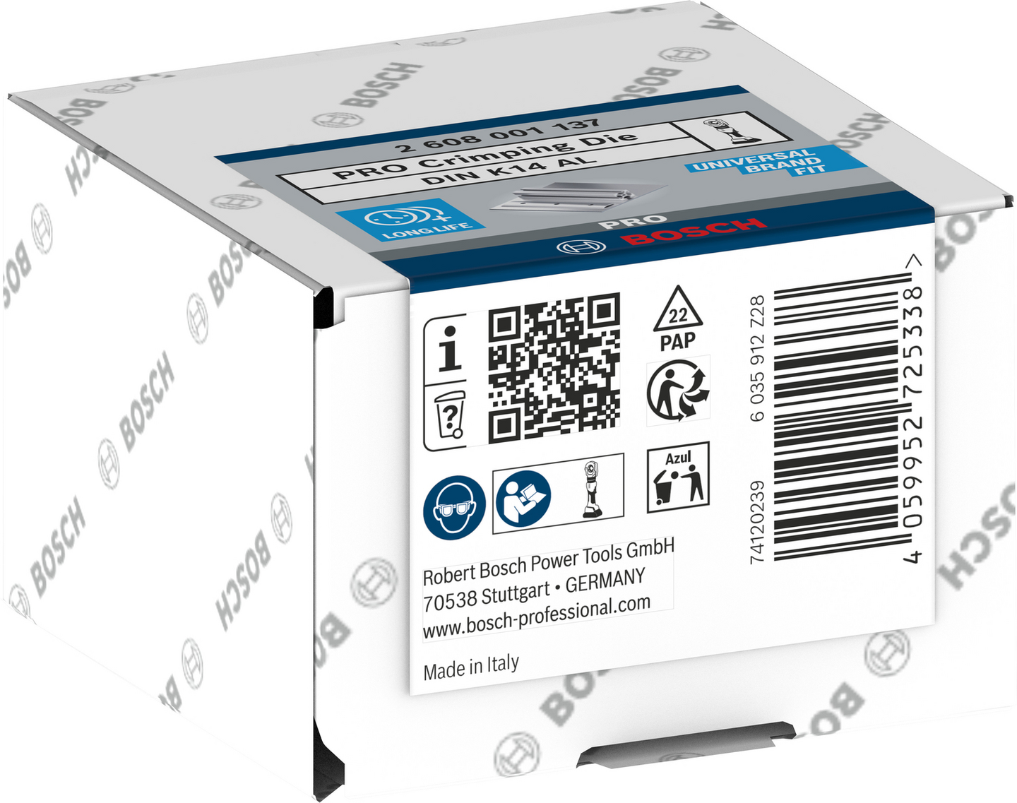 PRESSBACKAR BOSCH DIN K14 AL