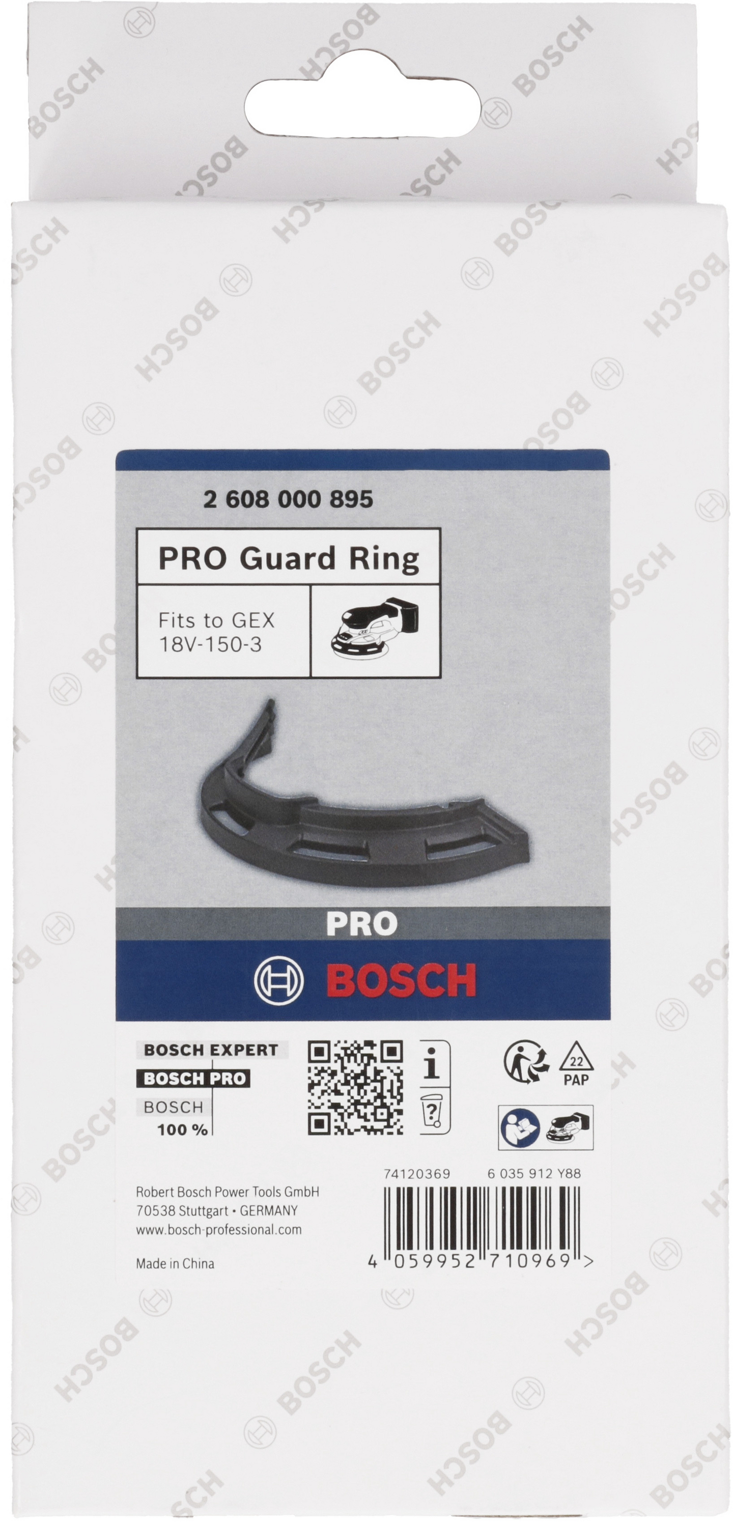 SKYDDSKÅPA BOSCH FÖR GEX 18V-150