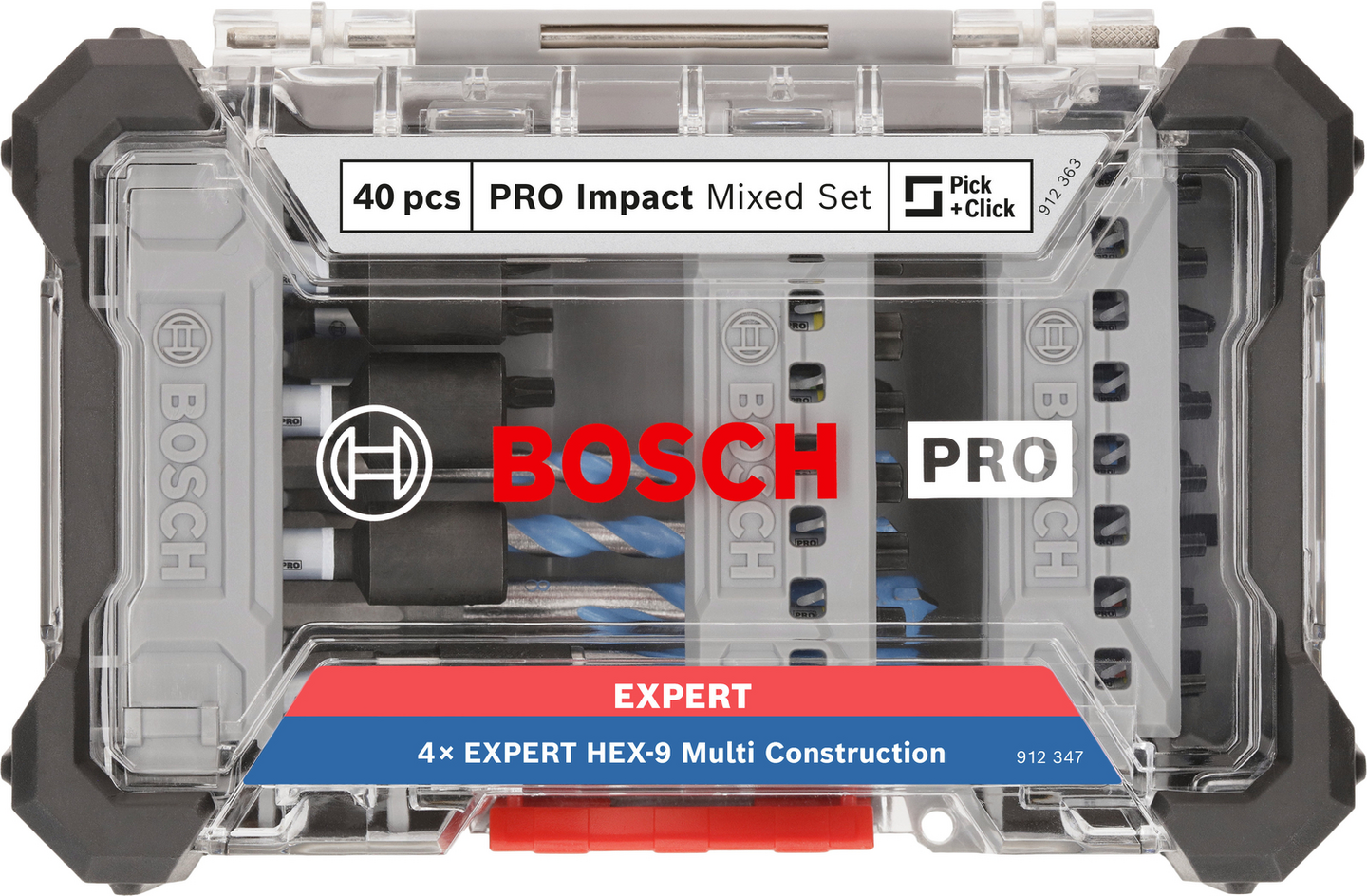 BORR-/BITSSET BOSCH IMPACT MULTICON, 40 DELAR