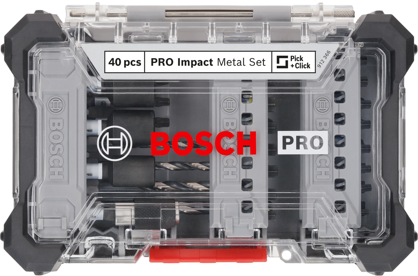 BORR-/BITSSET BOSCH IMPACT HSS, 40 DELAR