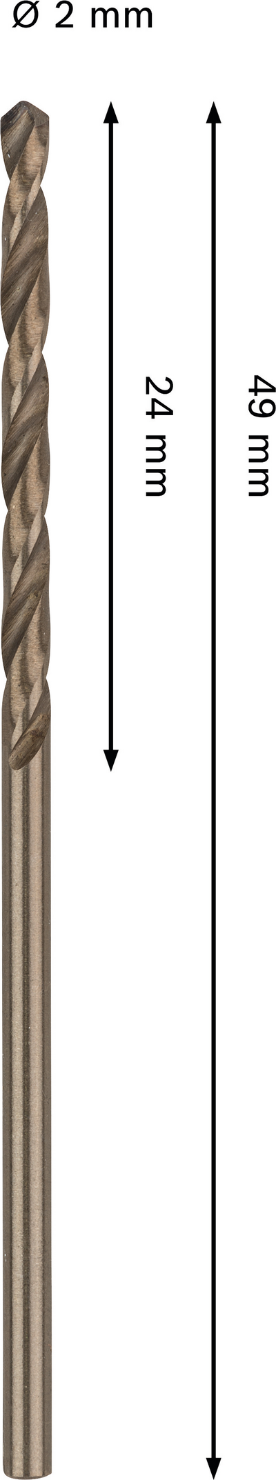 Metalliporanterä Bosch PRO HSS-CO 2x24x49mm