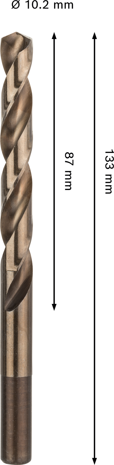 Metalliporanterä Bosch PRO HSS-CO 10,2x87x133mm