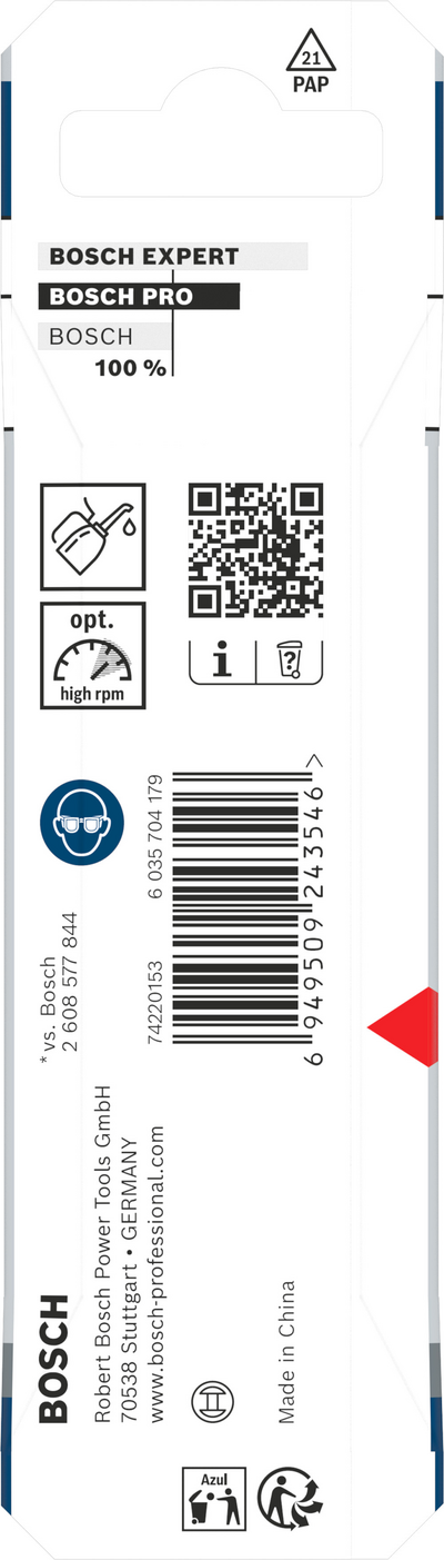 Metalliporanterä Bosch PRO HSS-G 4,5x47x80mm