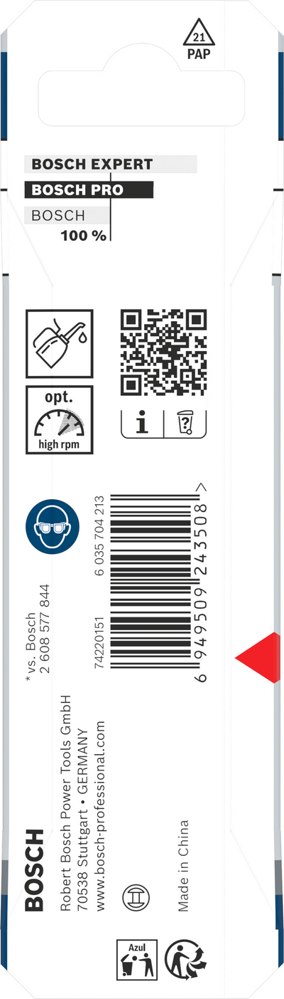 Metalliporanterä Bosch PRO HSS-G 4x43x75mm 2kpl