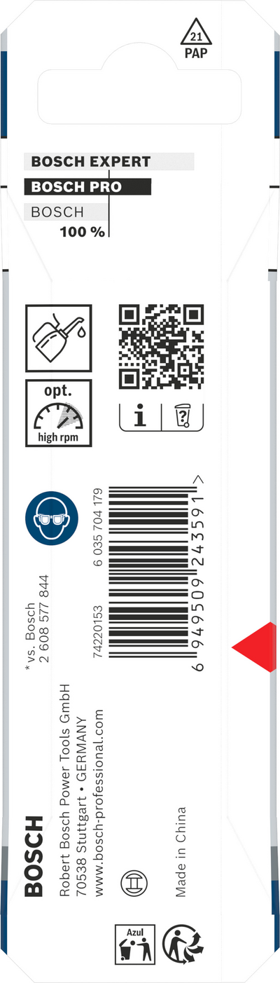 Metalliporanterä Bosch PRO HSS-G 5,2x52x86mm