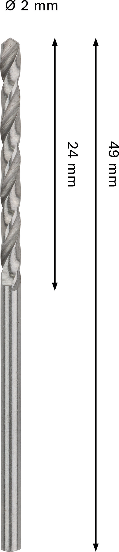 Metalliporanterä Bosch PRO HSS-G 2x24x49mm 2kpl