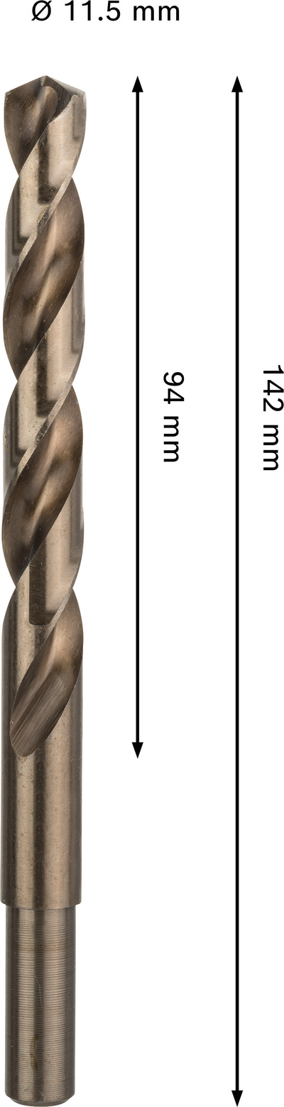 Metalliporanterä Bosch PRO HSS-CO 11,5x94x142mm