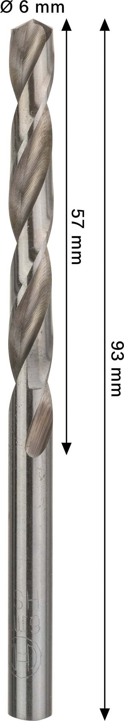 Metalliporanterä Bosch PRO HSS-G 6x57x93mm