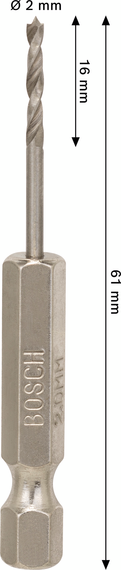 Puuporanterä Bosch PRO HSS 2x16x61mm