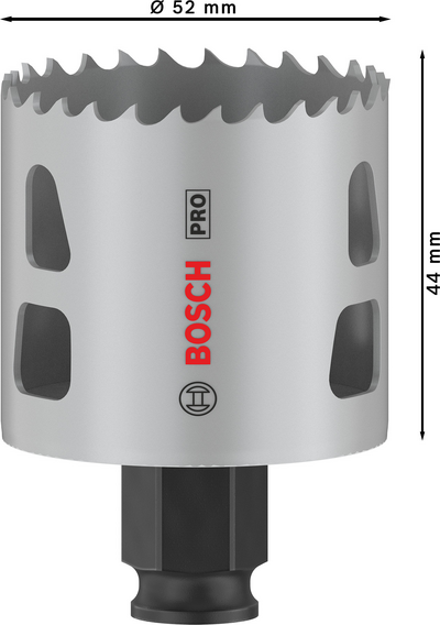 Reikäsaha Bosch PRO Multi Material PC Plus 52mm