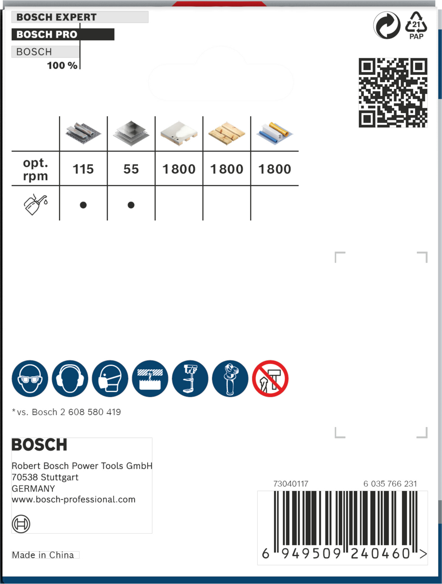 Reikäsaha Bosch PRO Multi Material PC Plus 76mm