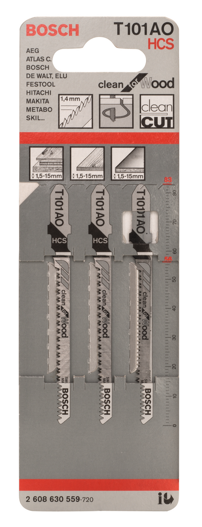 STICKSÅGBLAD T101AO 3ST BOSCH