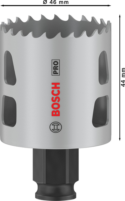 Reikäsaha Bosch PRO Multi Material PC Plus 46mm