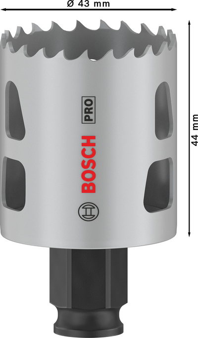 Reikäsaha Bosch PRO Multi Material PC Plus 43mm