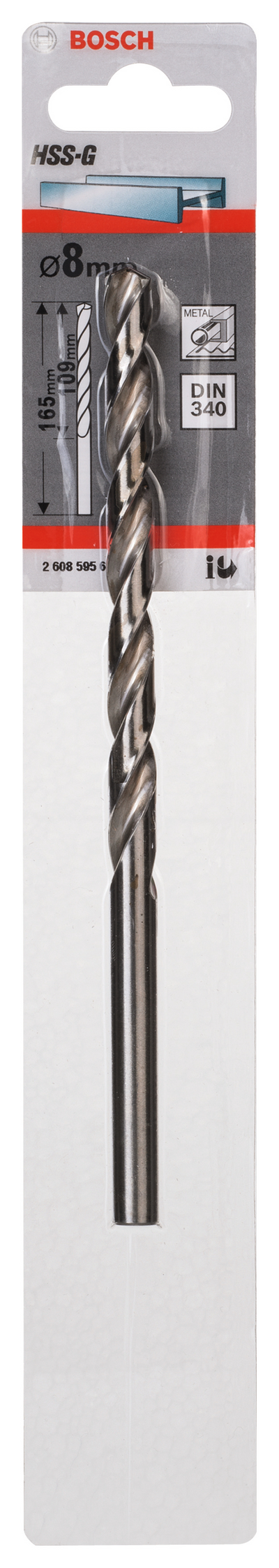 METALBORR BOSCH HSS-G DIN 340 8X109MM