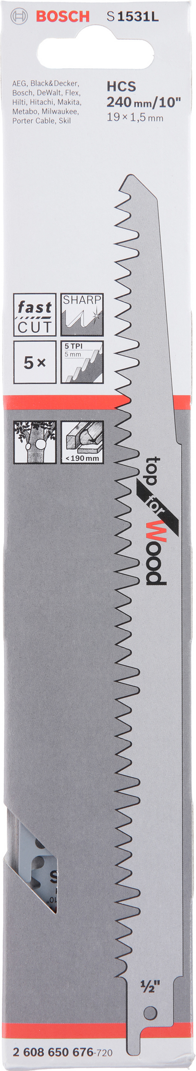 TIGERSÅGBLAD S1531L 5ST