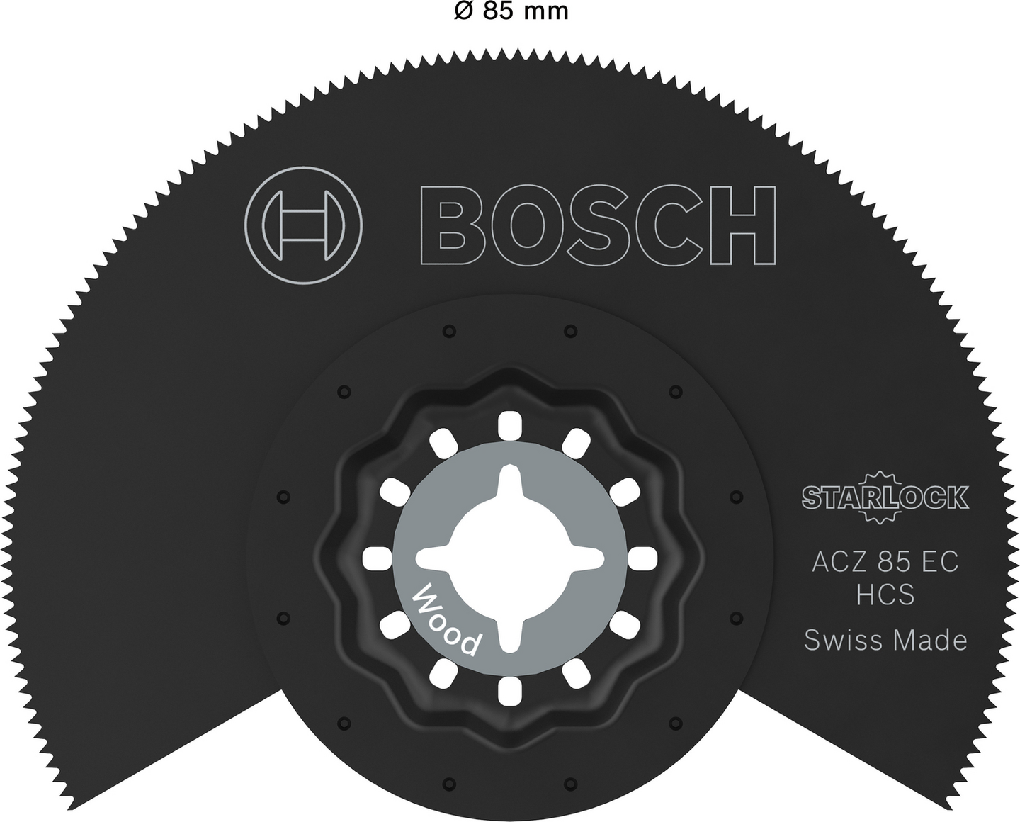 Monitoimikoneen segmenttisahanterä Bosch puu Starlock ACZ 85 EC 85mm
