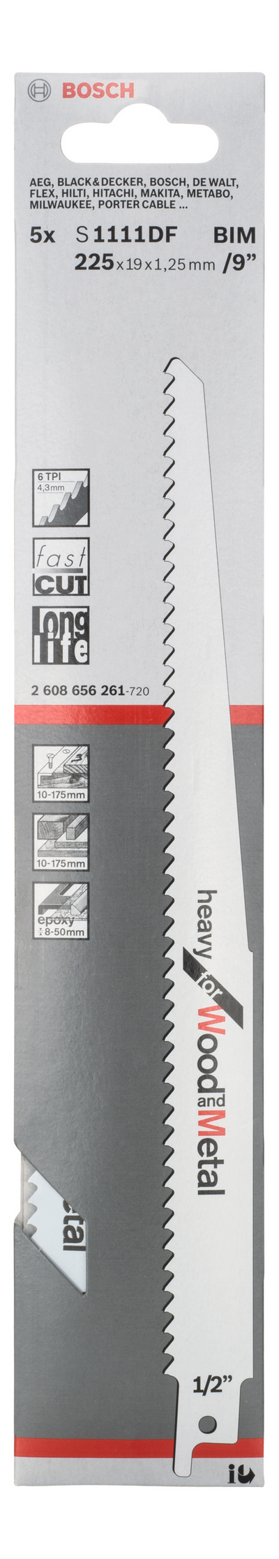 TIGERSÅGBLAD BOSCH S1111DF 5P