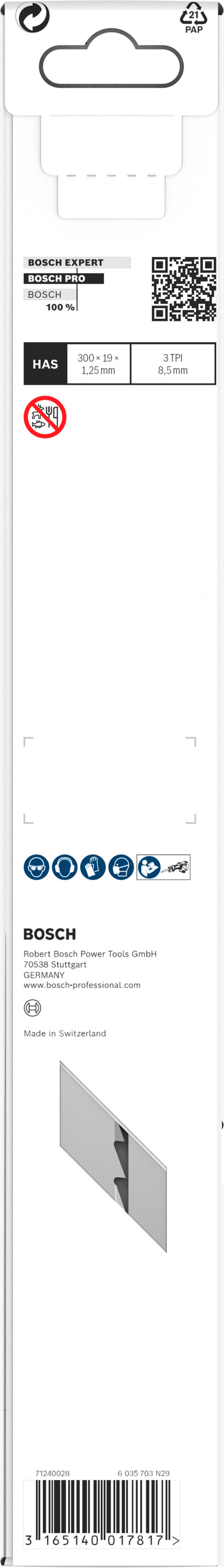 TIGERSÅGBLAD BOSCH S1211K 5ST