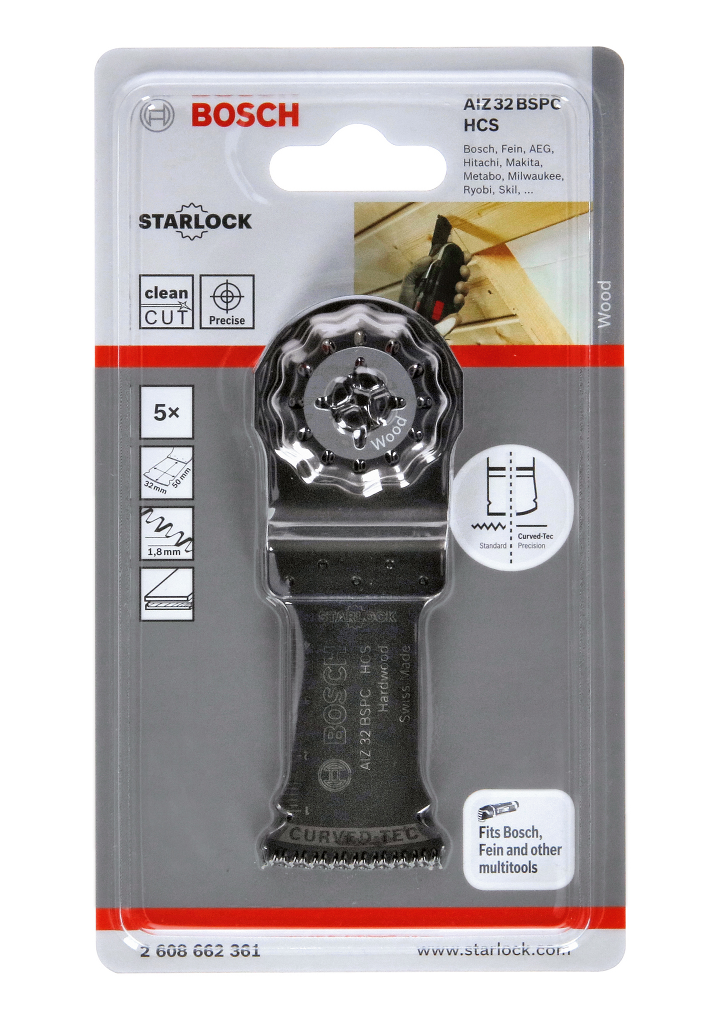 SÅGBLAD BOSCH AIZ 32 BPC HCS 32MM JAPAN 5ST