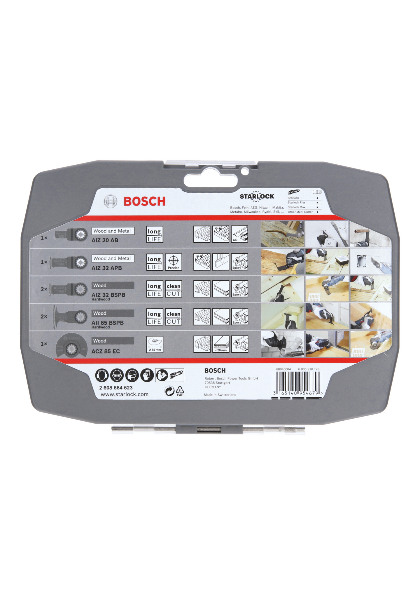STARLOCKSET BOSCH WOOD 7DELAR