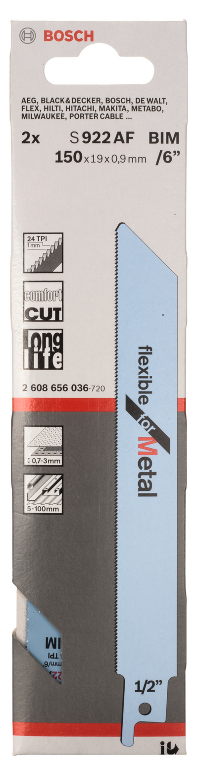 TIGERSÅGBLAD BOSCH S922AF 2P