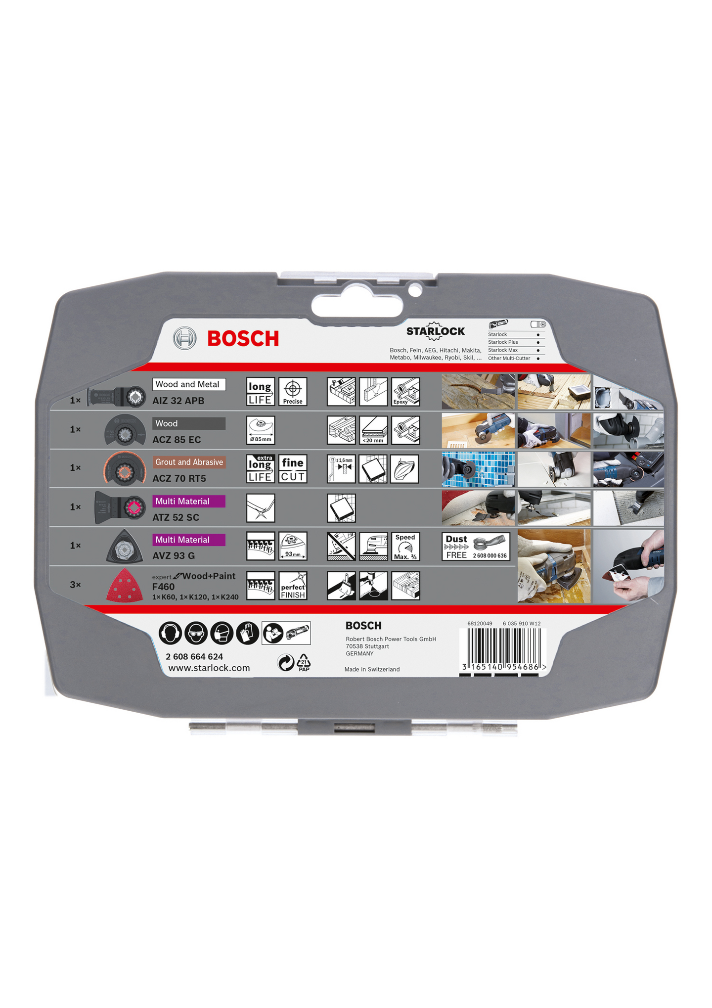 TILLBEHÖRSSET BOSCH OMT 11 DELAR