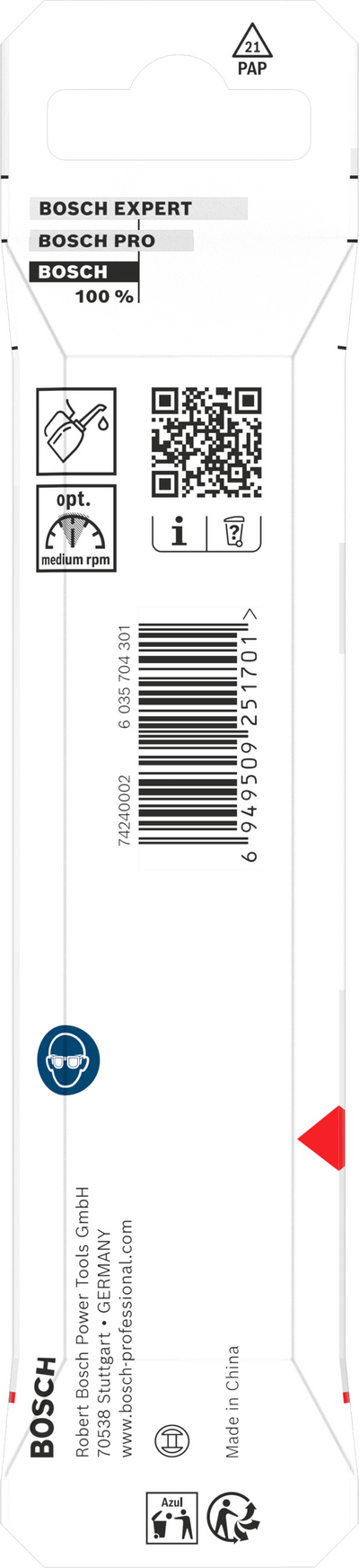 METALLBORR BOSCH HSS 8,0MM