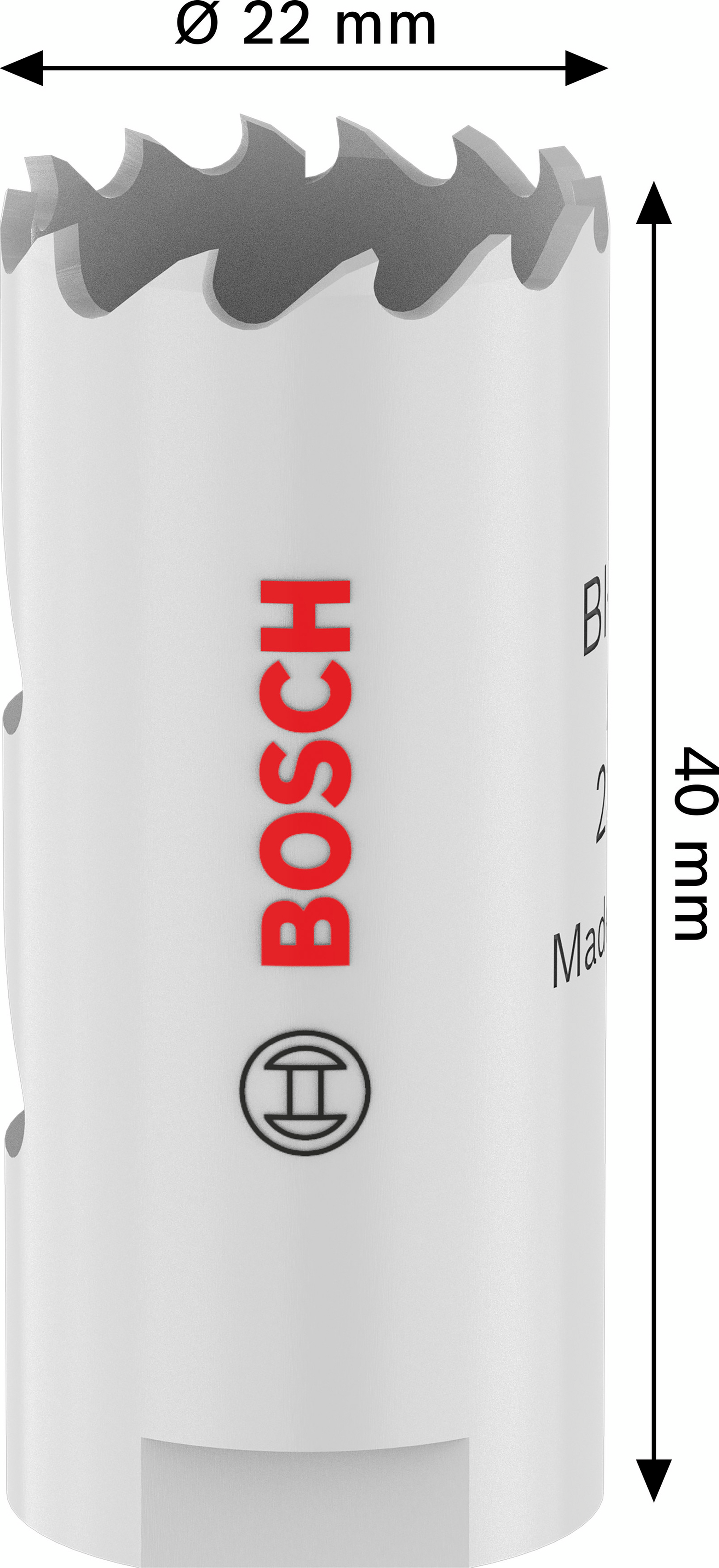Reikäsaha Bosch 22x40mm bimetalli monimateriaali