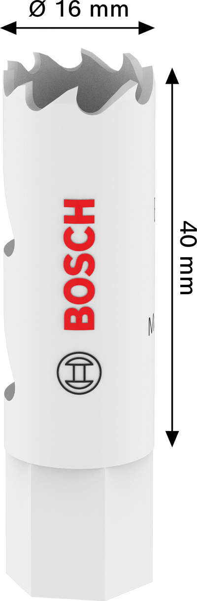 Reikäsaha Bosch 16x40mm bimetalli monimateriaali