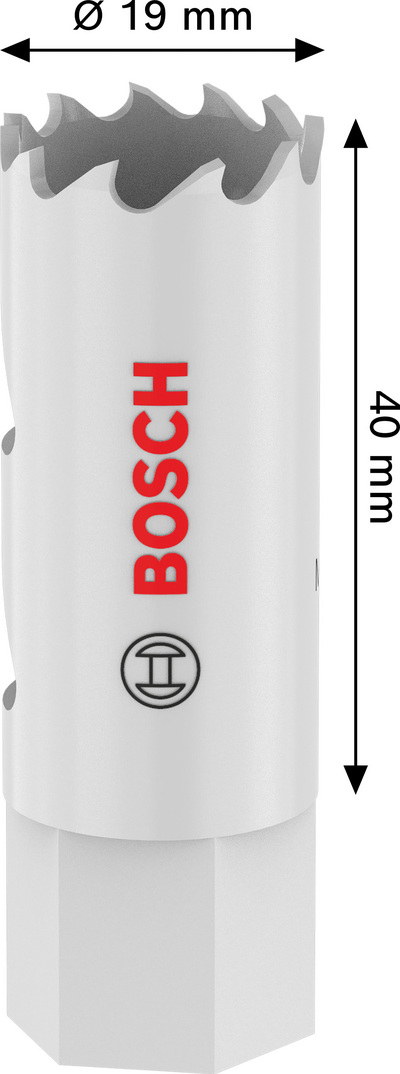 Reikäsaha Bosch 19x40mm bimetalli monimateriaali