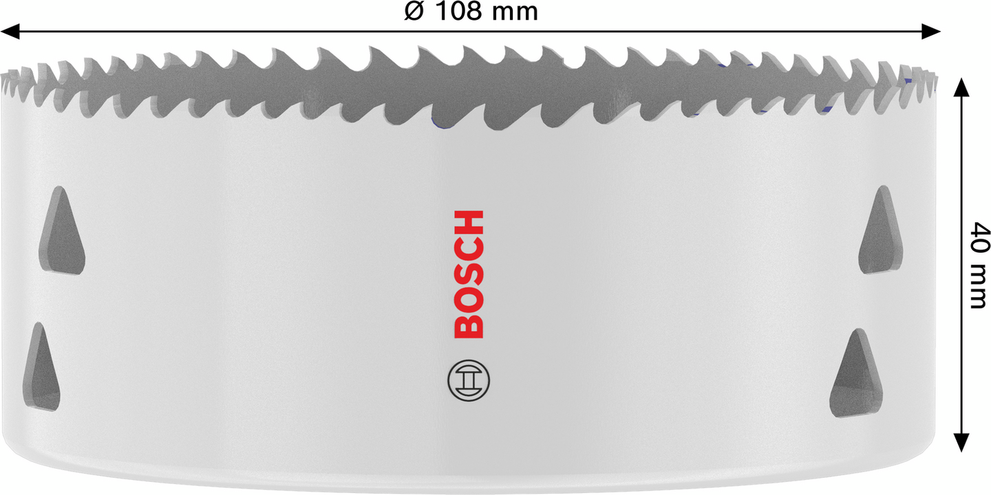 Reikäsaha Bosch 108x40mm bimetalli monimateriaali